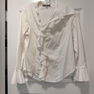 Anne Fontaine white Eglantine blouse